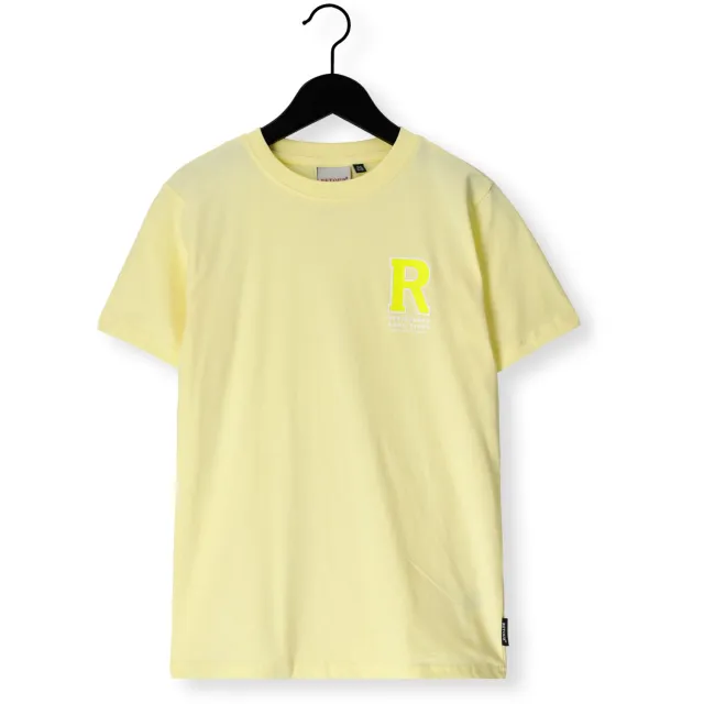 Retour Jeans T-shirt met backprint lichtgeel, foto 2