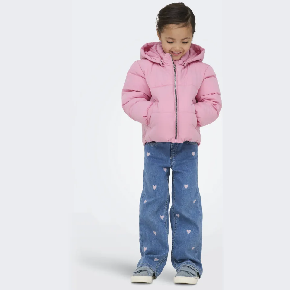 Only KIDS ONLY MINI gewatteerde jas roze