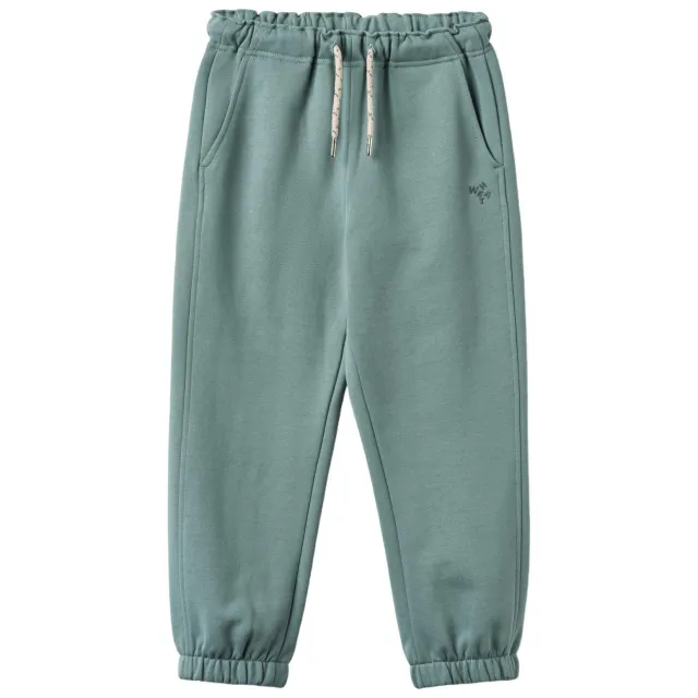 Wheat loose fit sweatpants grijsblauw