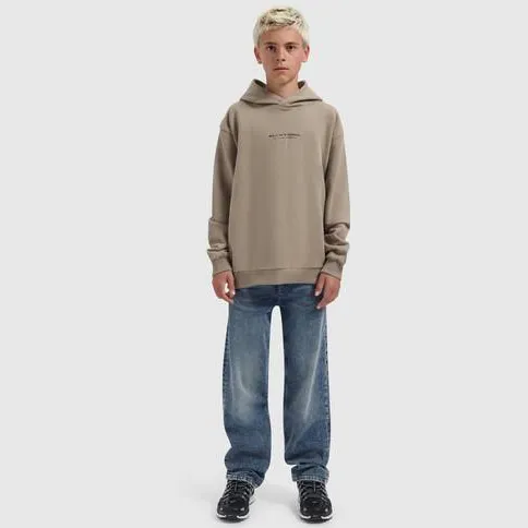 Ballin hoodie met backprint - taupe, foto 4