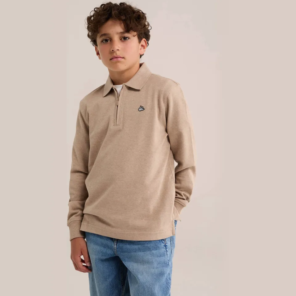 WE Fashion sweater - lichtbruin, foto 5