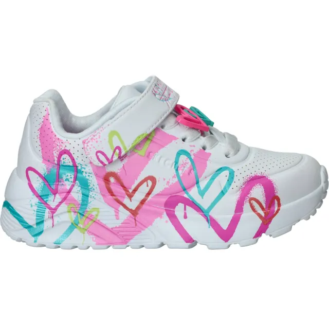 Skechers Uno Lite lage sneakers wit Multicolour