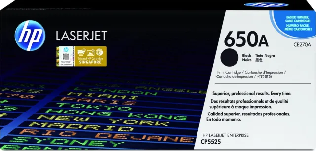 Hp CE270A 650A Toner Zwart, 13.5k
