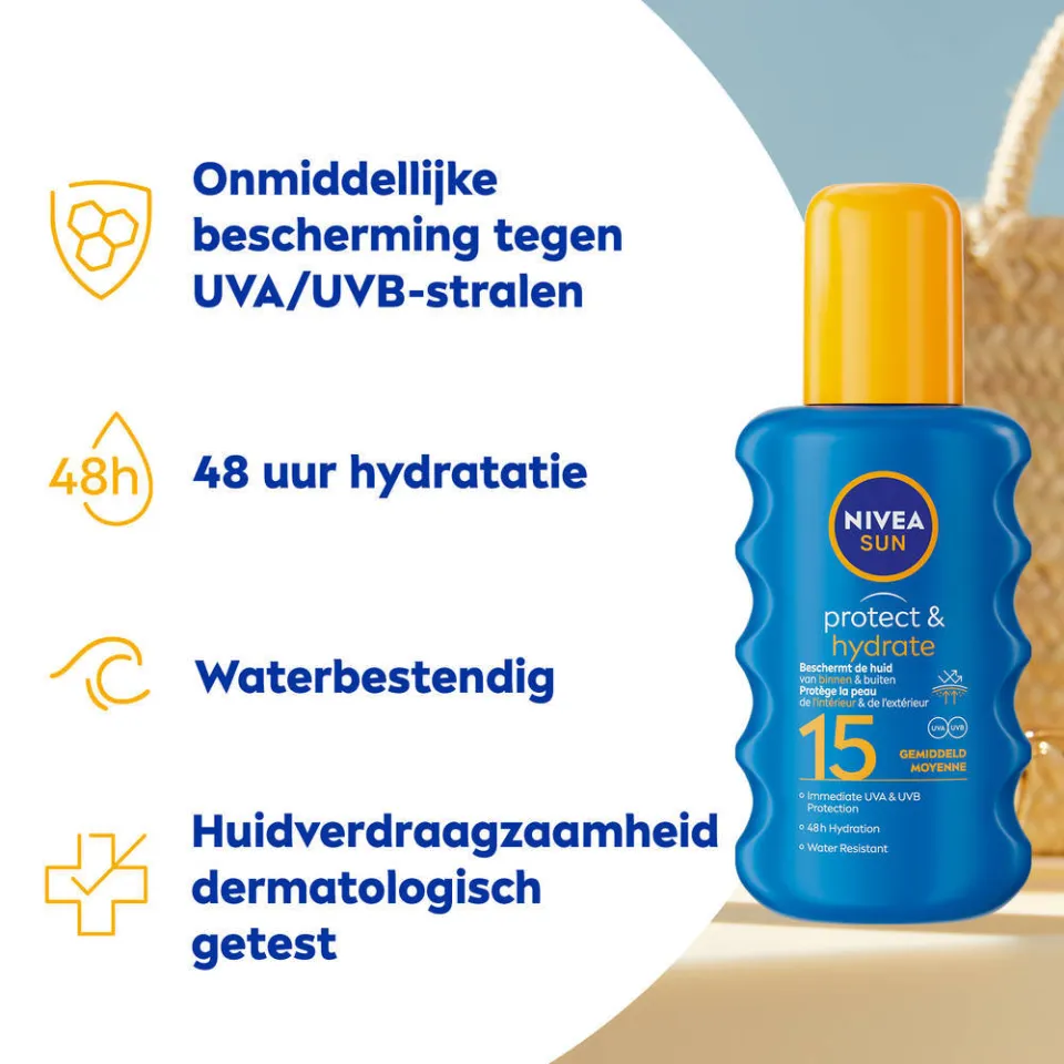 Nivea Sun Protect & Hydrate zonnespray SPF 15, foto 2