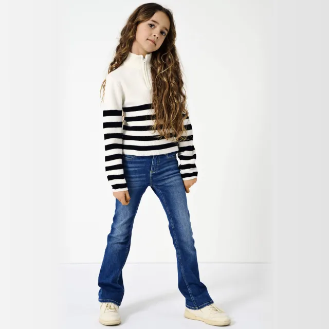 Only KIDS ONLY GIRL flared jeans KOGBLUSH medium blue denim