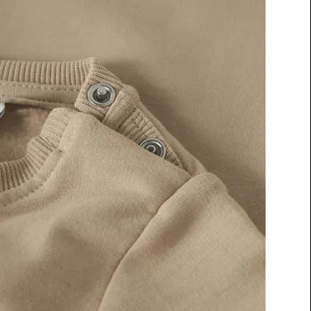 NAME IT BABY rechtvallende sweater met print - beige Printopdruk, foto 3