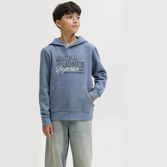 Jack & Jones JUNIOR hoodie Grijsblauw