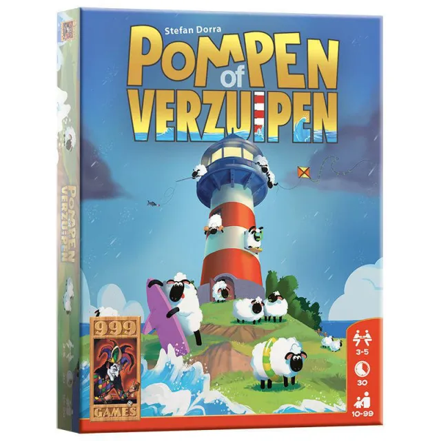 999 Games Pompen of Verzuipen kaartspel, foto 2