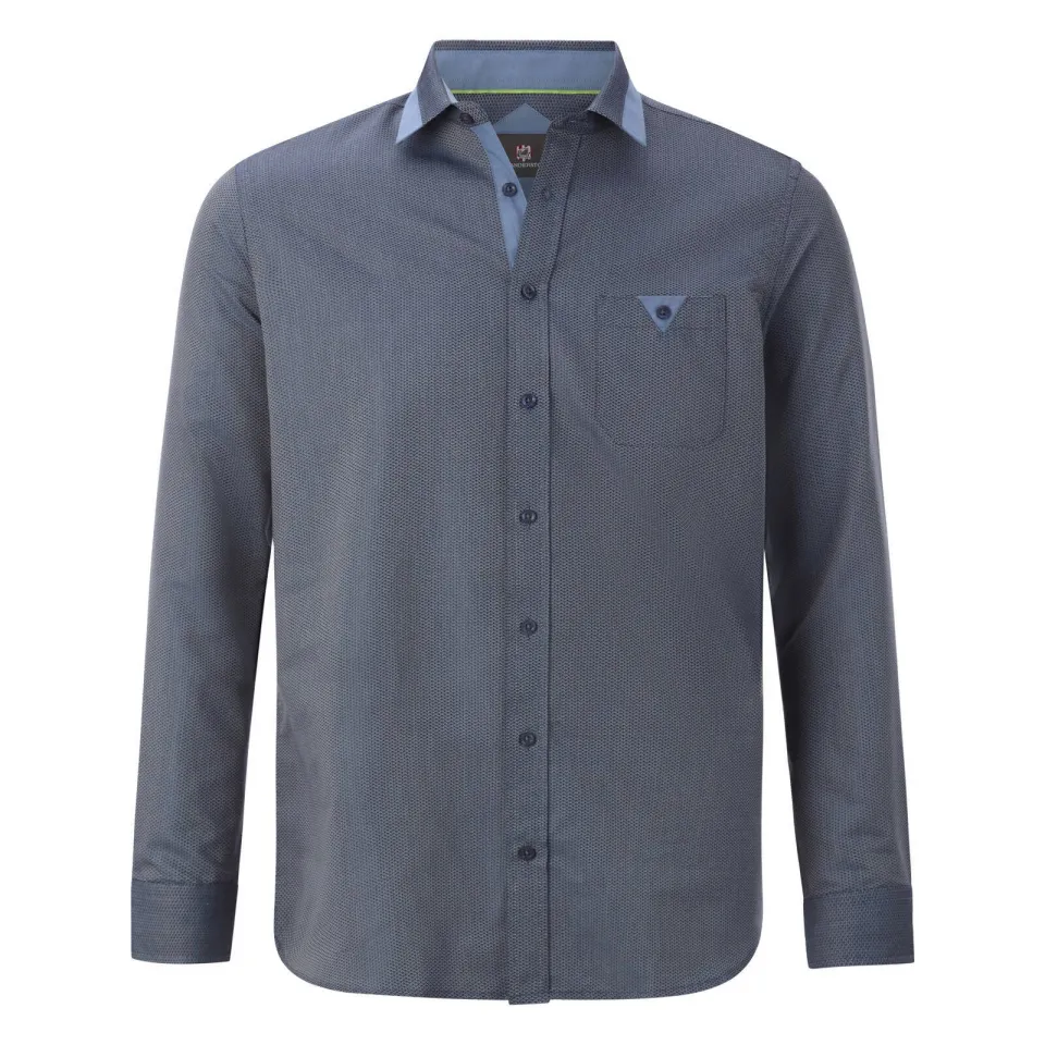 Jan Vanderstorm +FIT Collectie loose casual overhemd Plus - (set van 2) grijs, foto 3