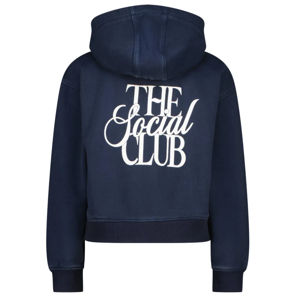 Vingino rechtvallende hoodie met backprint - donkerblauw, foto 3