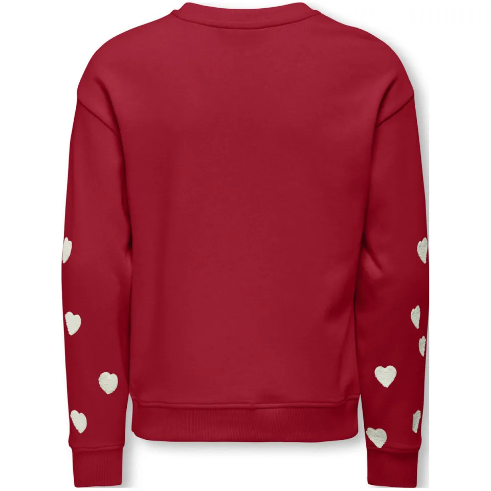 KIDS ONLY GIRL sweater met hartjes rood, foto 2