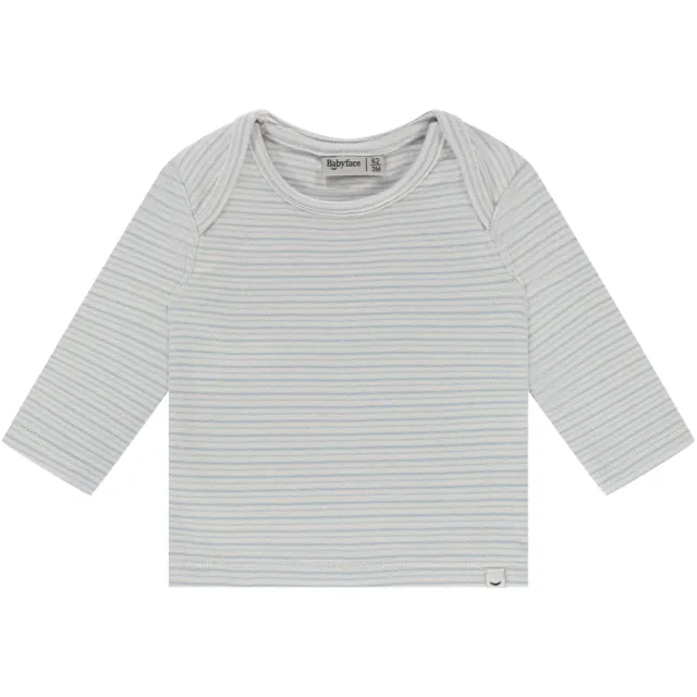 Babyface gestreepte longsleeve grijs Blauw