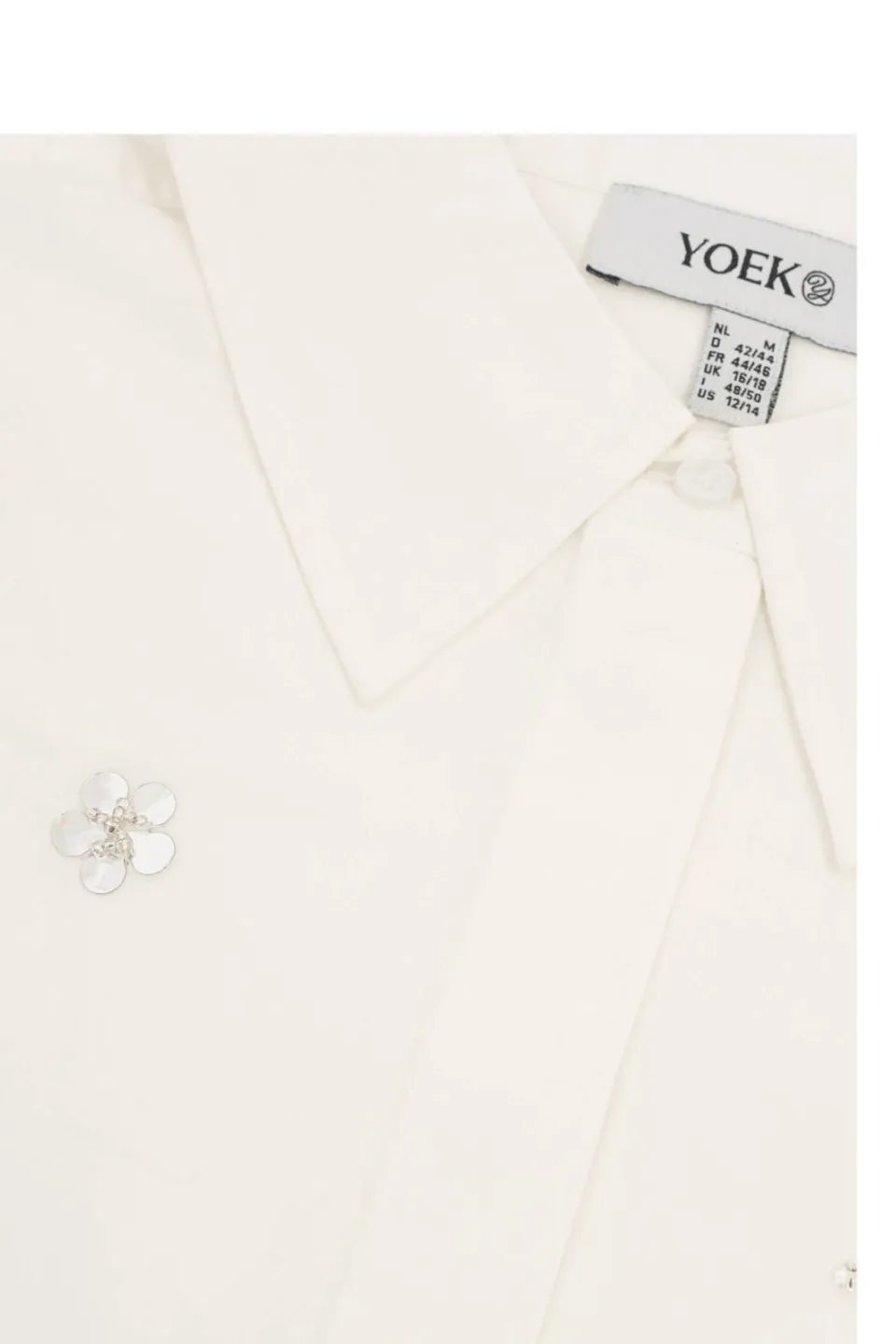 Yoek blouse wit, foto 6