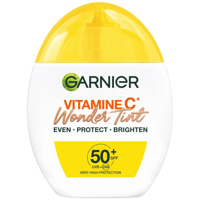 Garnier Vitamine C Wonder Tint SPF 50+ getinte zonnebrand medium