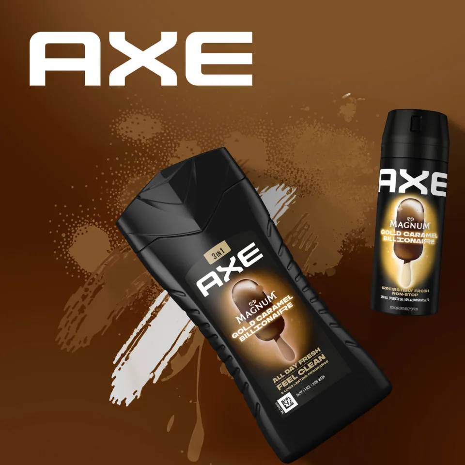Axe Magnum Gold Caramel Billionaire 3-in-1 douchegel, foto 5