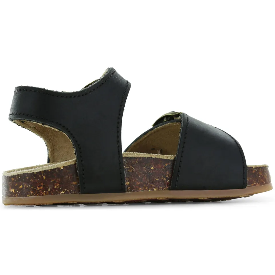 Shoesme leren sandalen - zwart