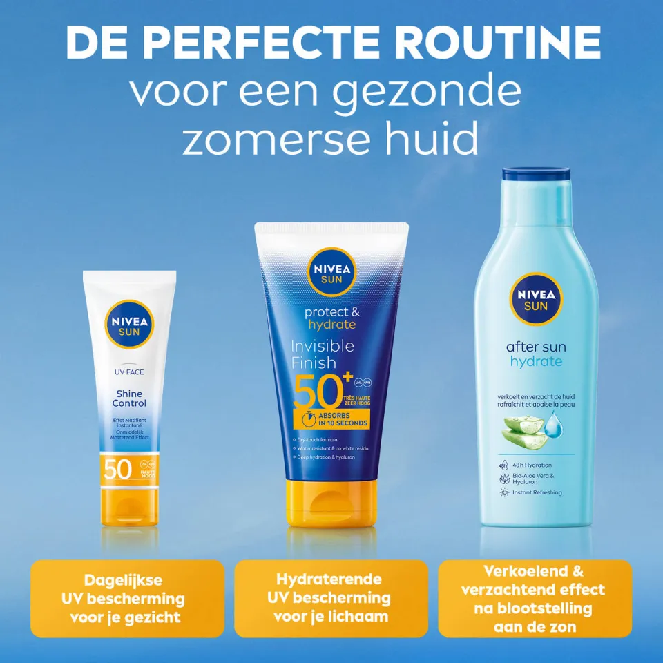 Nivea Sun Protect & Hydrate Invisible Finish SPF50+ zonnemelk, foto 3