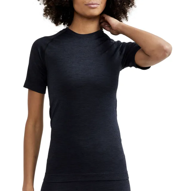 Craft Core Dry Active Comfort Thermoshirt Dames Zwart