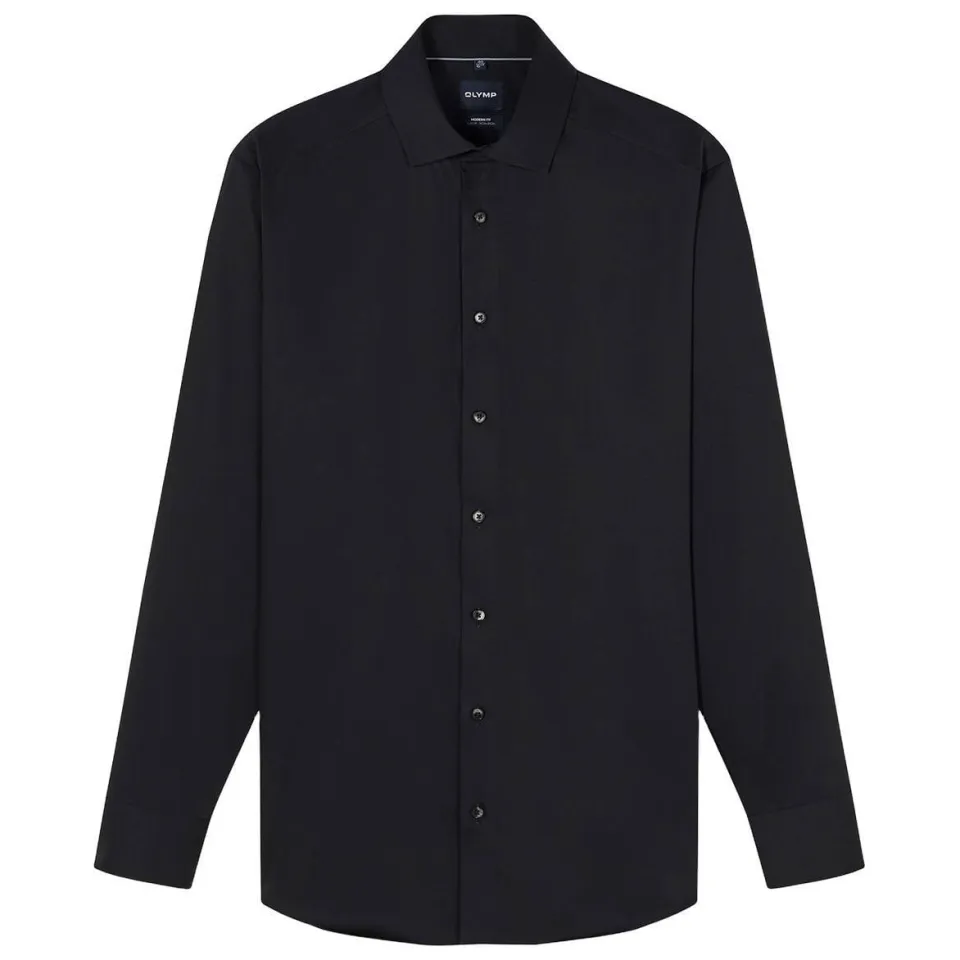 Olymp slim fit zakelijk overhemd - zwart, foto 2