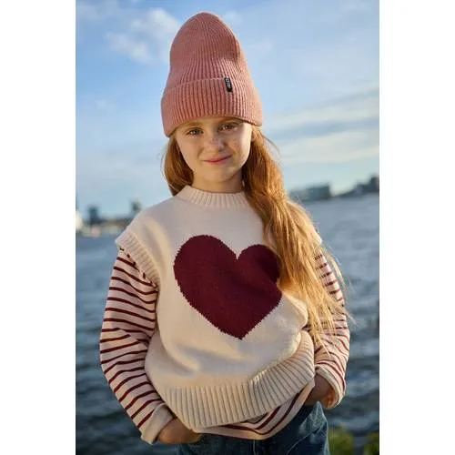 Tumble 'n Dry gebreide spencer met print - crème, foto 4