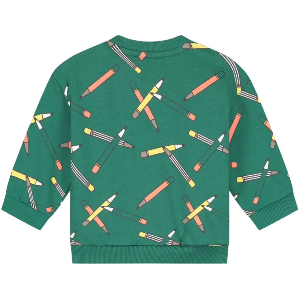 Babyface sweater met print - groen, foto 3