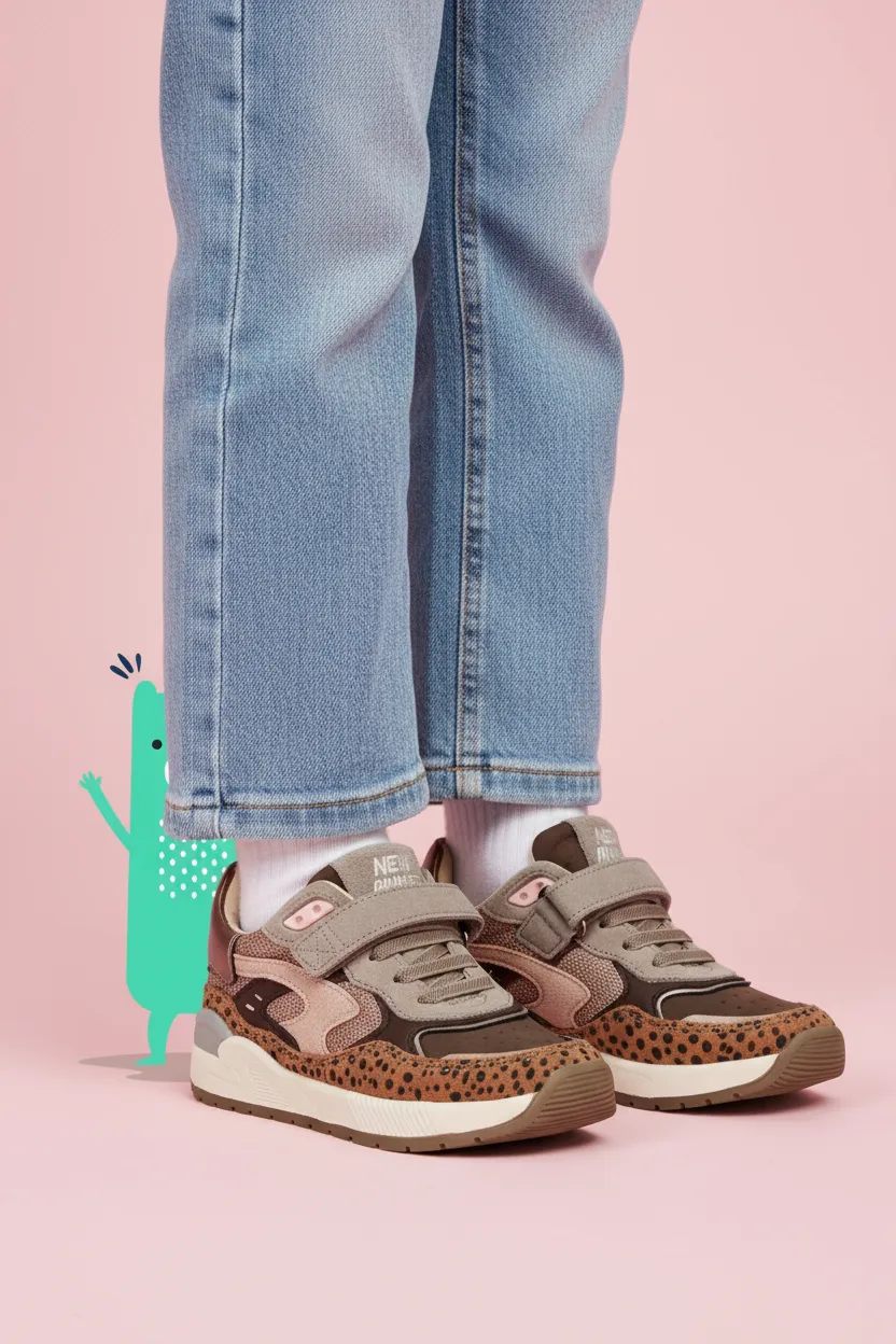 Shoesme Sneakers Bruin, foto 5