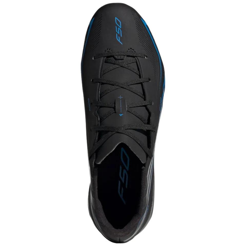 Adidas Performance F50 Hyperfast League junior voetbalschoenen - zwart/blauw, foto 2