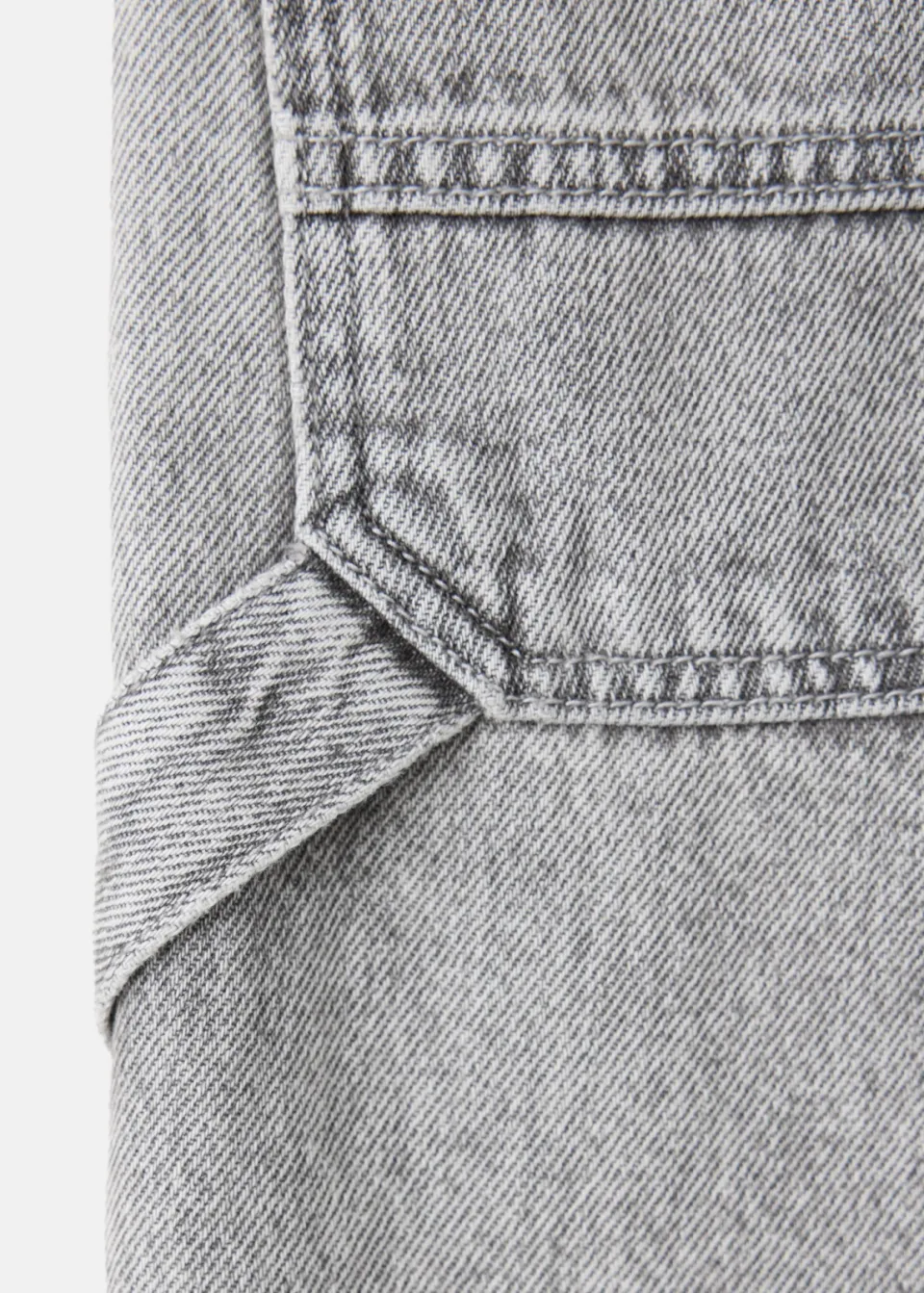 Mango Kids junior wide leg jeans - grijs, foto 5