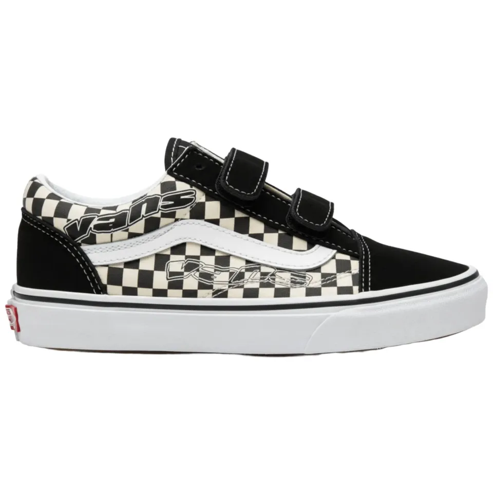 Vans Old Skool V sneakers zwart wit geblokt, foto 2