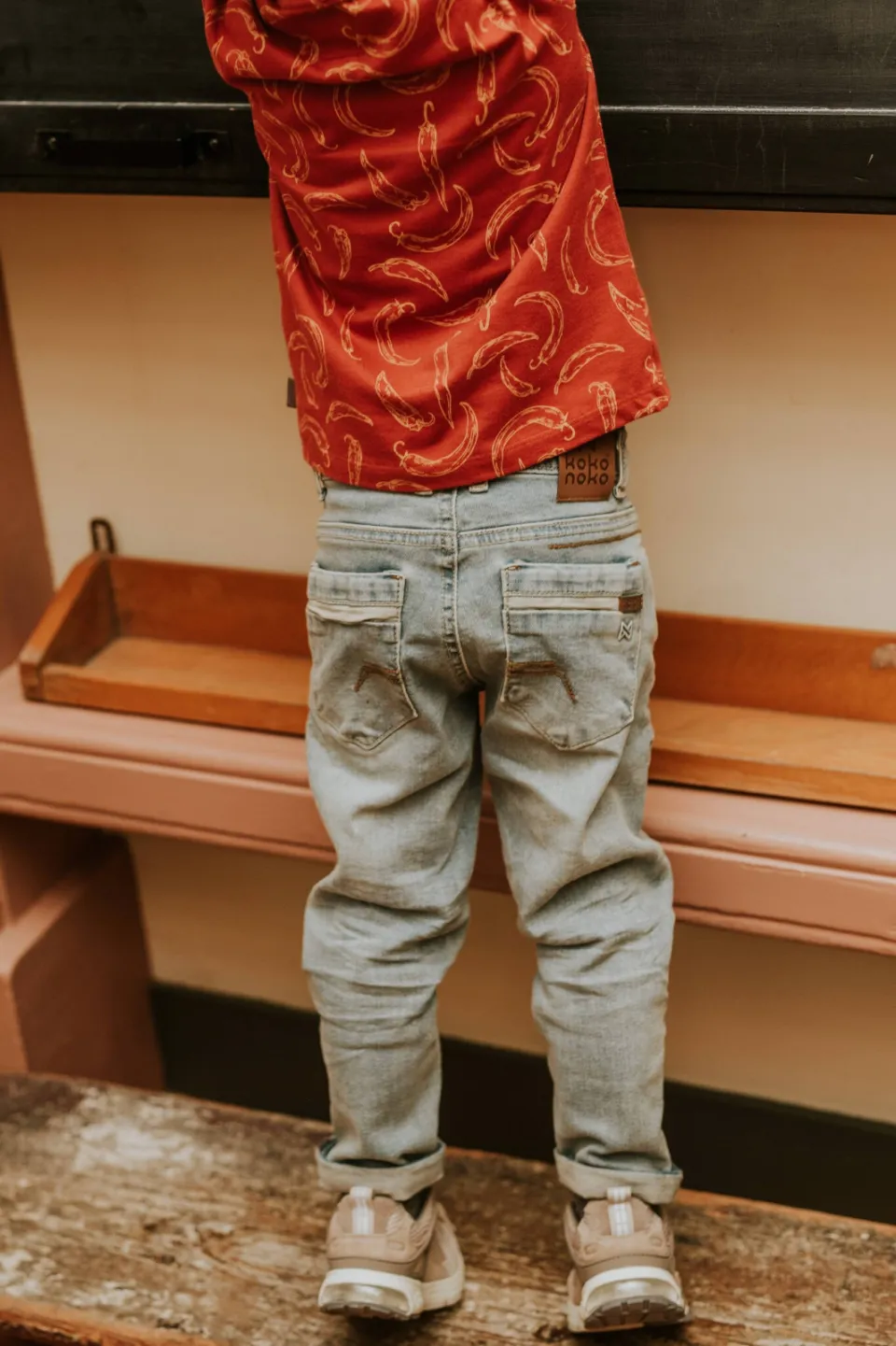 Koko Noko loose fit jeans - mid blue