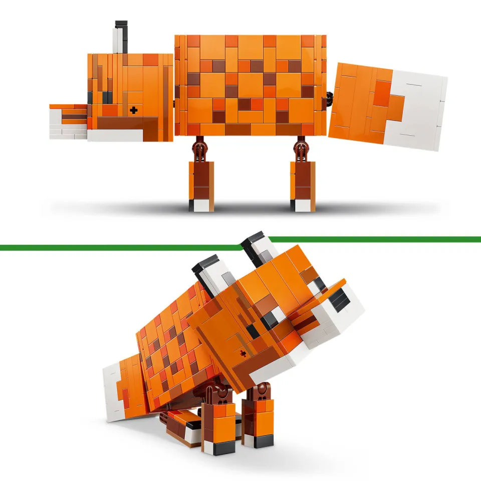 Lego Minecraft De Vos Kinderkamer Decoratie en Speelgoed 21588, foto 4