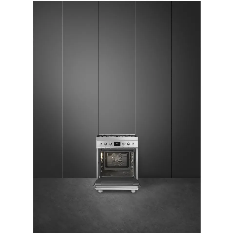Smeg C6GMXNLK2 fornuis RVS, foto 4