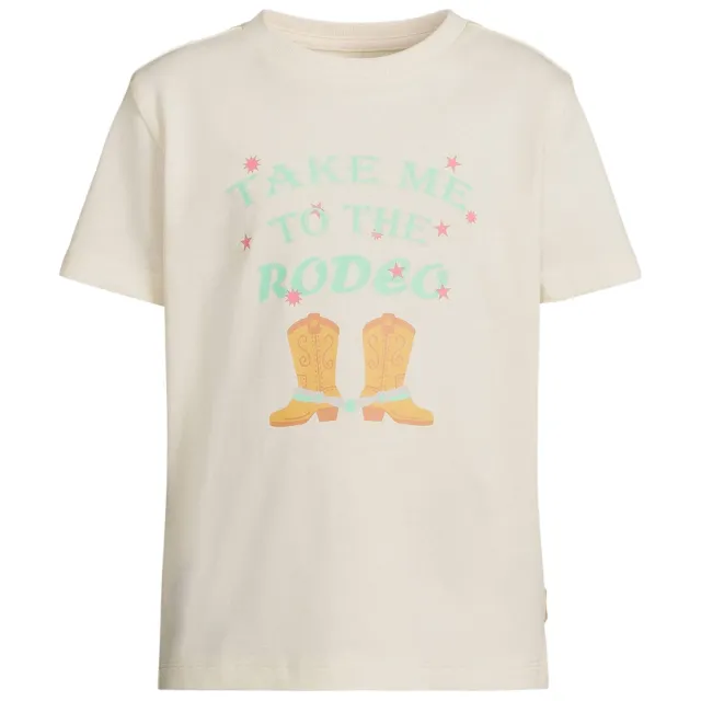 Orange Stars T-shirt ecru