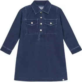 Noppies kids midi jurk blauw