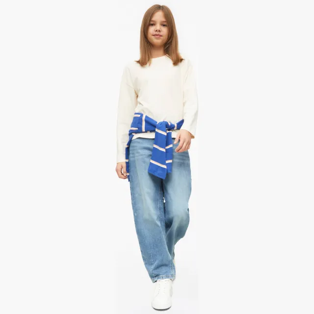 s.Oliver longsleeve met backprint ecru