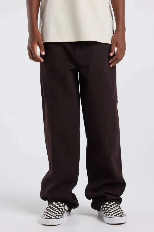 America Today loose fit jeans - bruin, foto 3