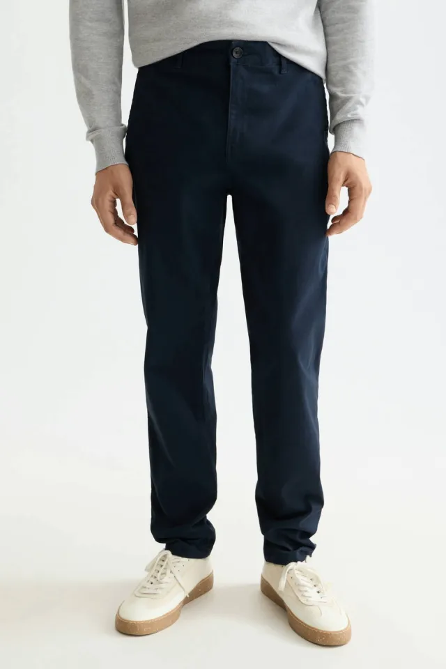 Scotch & Soda Stuart chino navy, foto 3