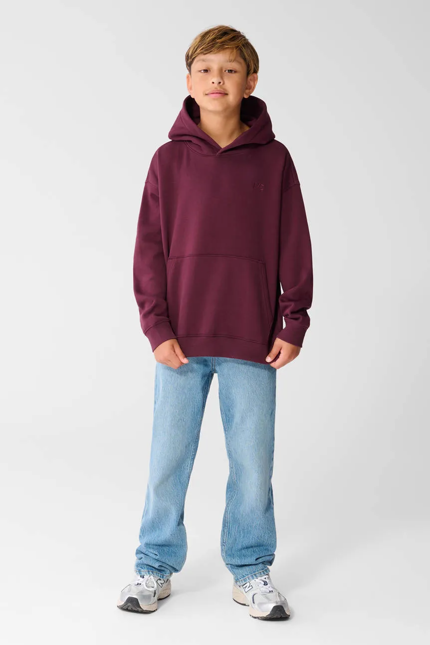 Shoeby hoodie - donkerrood, foto 5