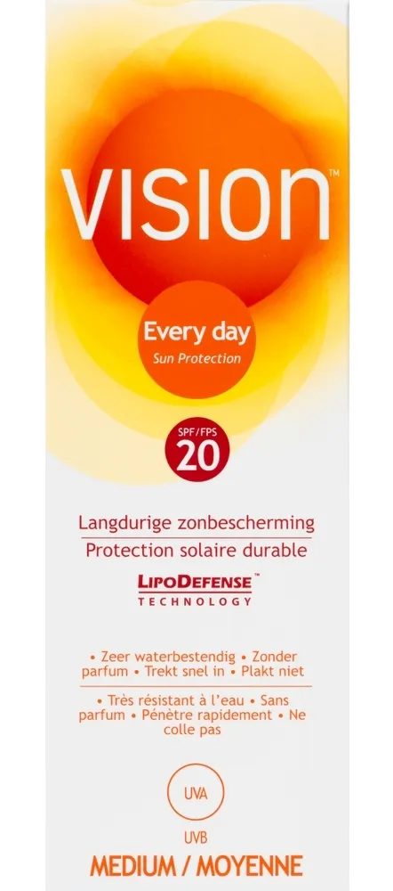 Vision Everyday zonnebrandcrème SPF20