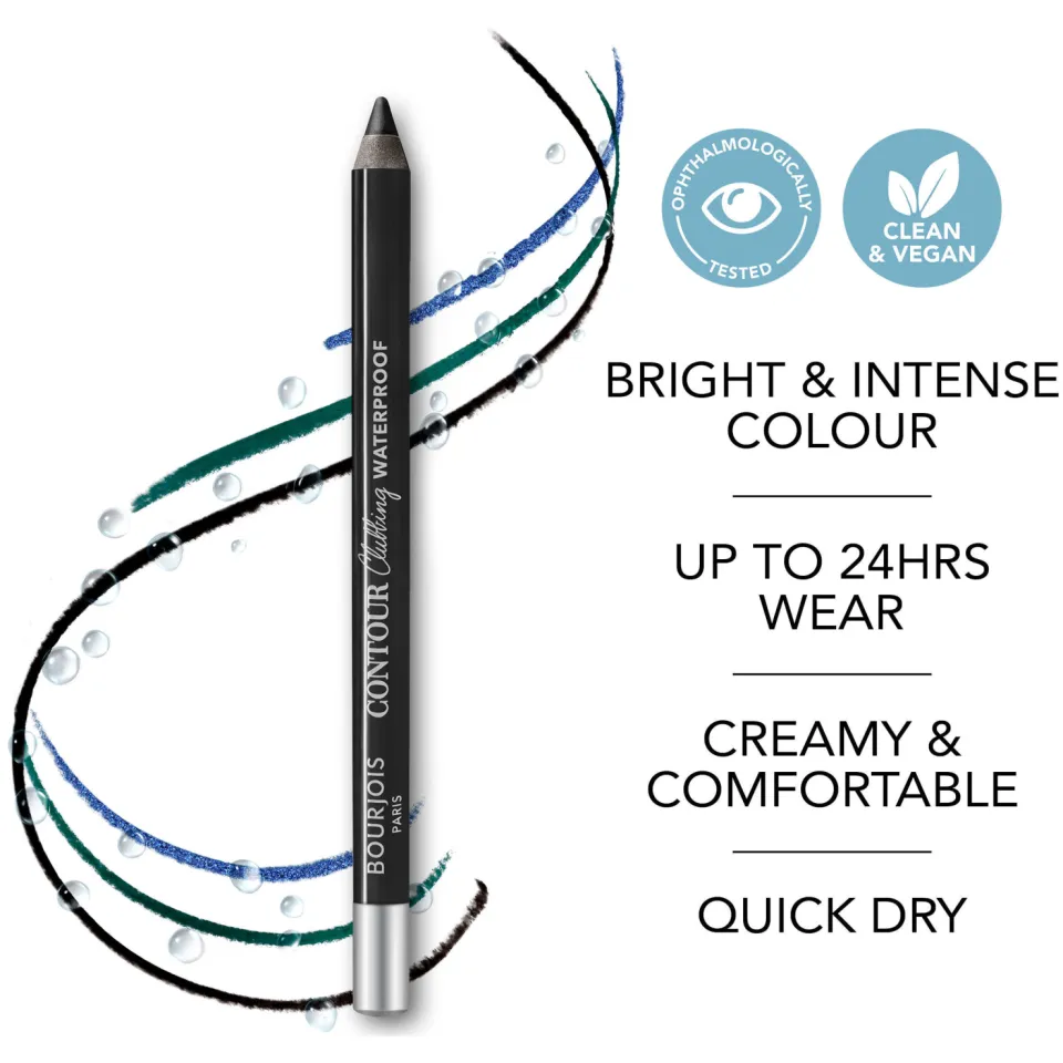 Bourjois Contour Clubbing Waterproof oogpotlood 077 Kaki'n'Gold, foto 2