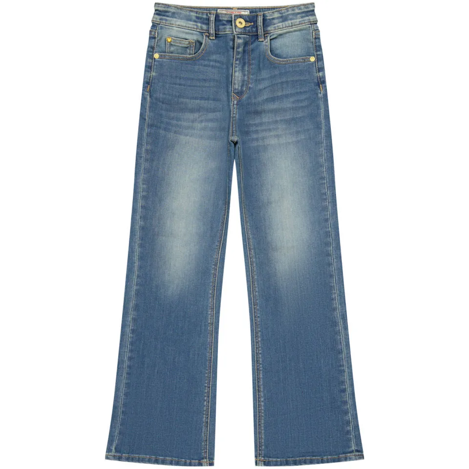 Vingino Claire straight leg jeans - mid blue wash, foto 2
