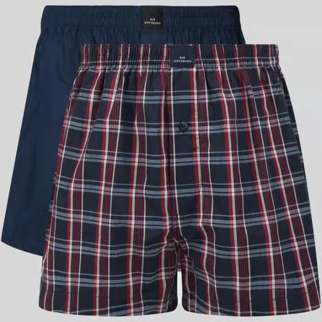 GÖTZBURG 1889 wijde boxershort set van 2 donkerblauw, foto 2