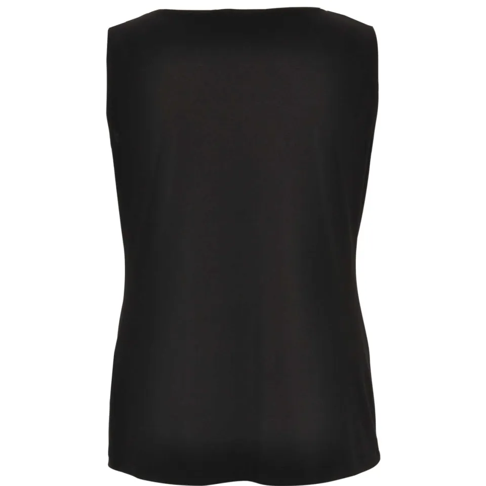 Yoek Top watervalhals | Zwart, foto 4