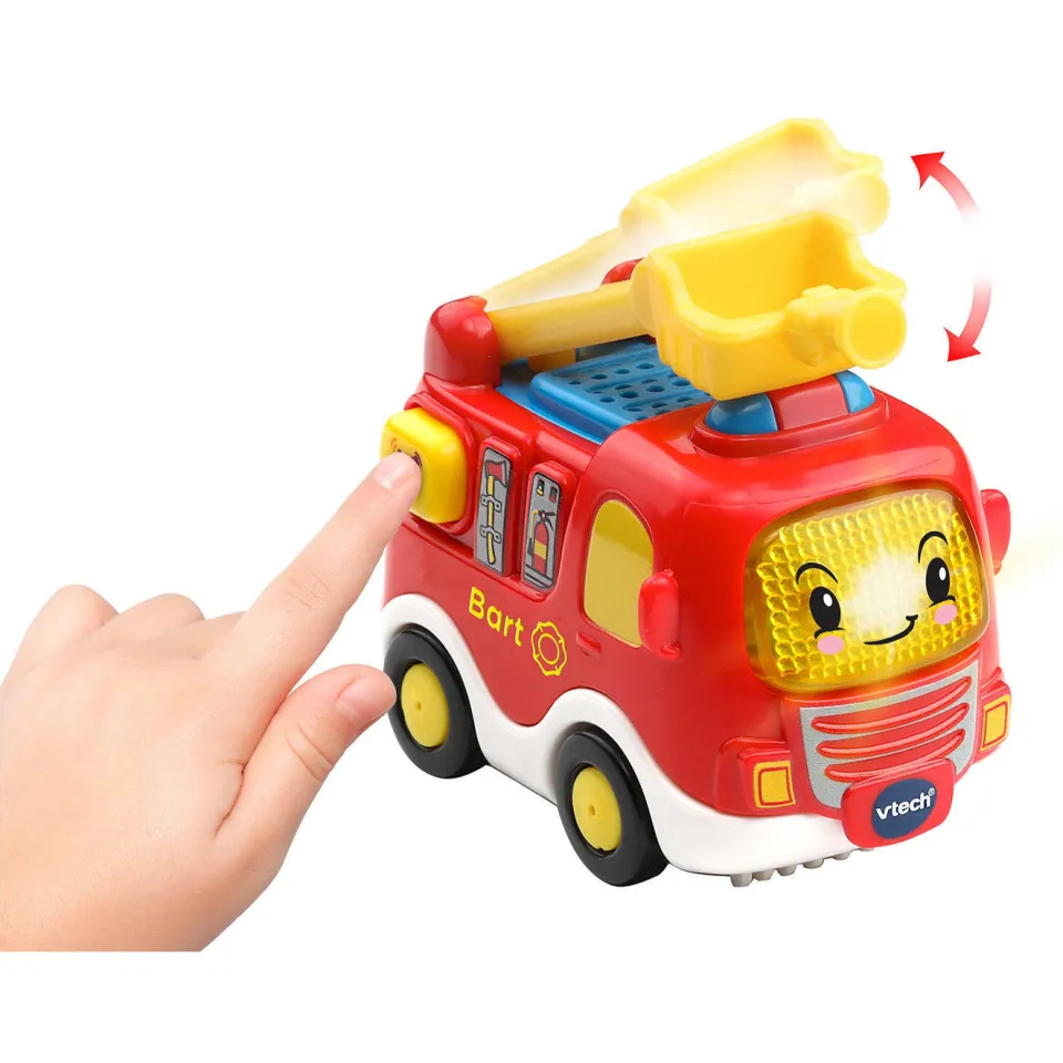VTech Toet Toet Auto's Bart brandweerwagen rood, foto 4