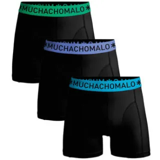 Muchachomalo boxershorts zwart (set van 3)