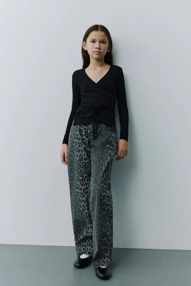 Sofie Schnoor straight casual broek grijs