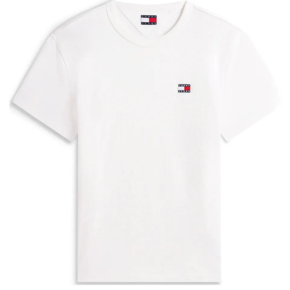 Tommy Jeans regular T-shirt ecru, foto 2