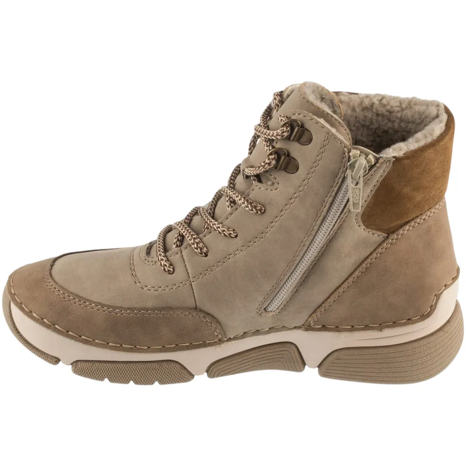 Rieker Booties veterlaarsje beige, foto 2