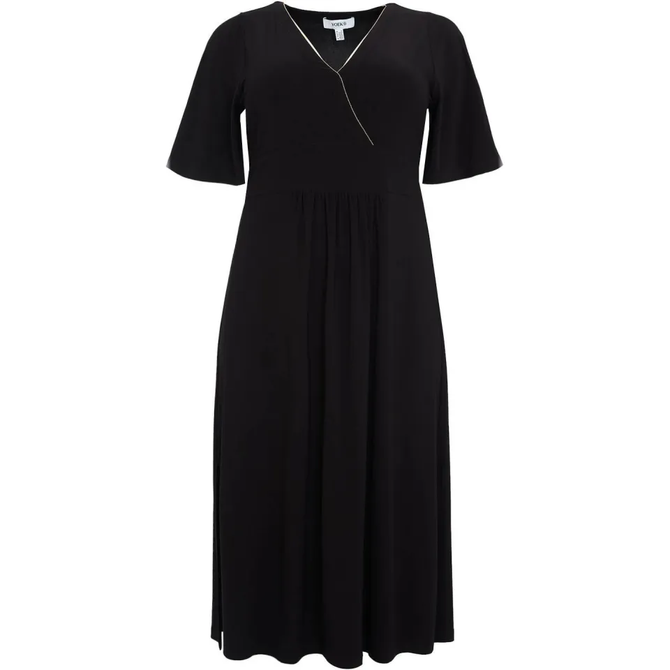 Yoek Lovers Collection dolce maxi jurk zwart, foto 2
