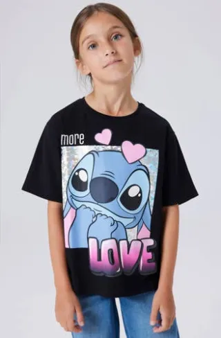 NAME IT Lilo & Stitch T-shirt zwart, foto 2